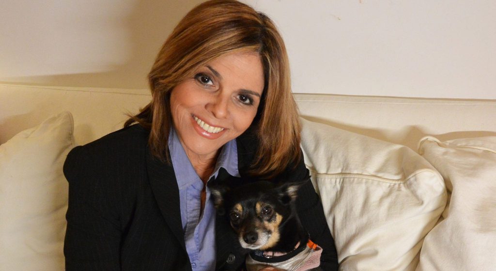 Jane Velez-Mitchell is a talented Latina journalist who advocates tirelessly for animal rights.