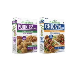 New Plant-Based Dry Mixes Make High-Protein, Soy-Free, Low Calorie, Healthy Vegan Meats