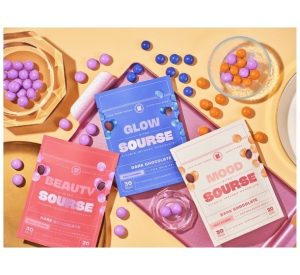 The supplement brand known for their vitamin-infused chocolates is re-launching their brand with an all-new look, two new products, and actress and health advocate Sarah Hyland as their new co-founder.