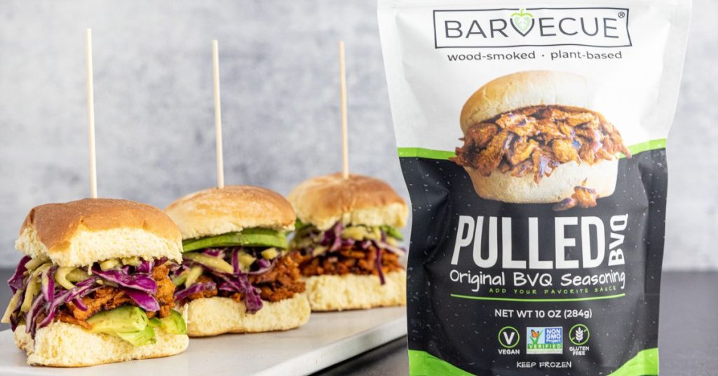 Barvecue product with sandwiches