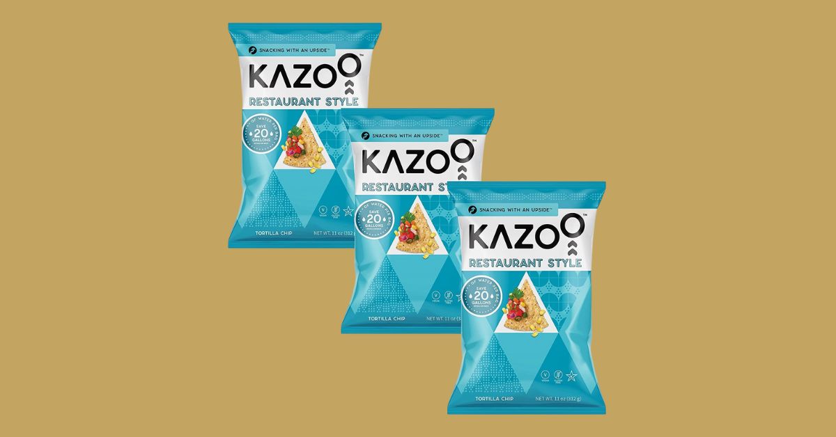 Kazoo Snacks Hits One Million Gallons Water Saved